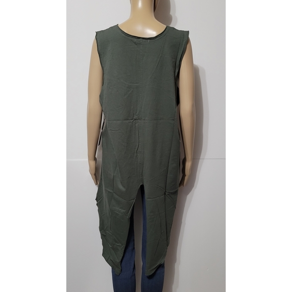 New Widow Women's M Downtown Tail Tank Olive Green - Picture 4 of 7